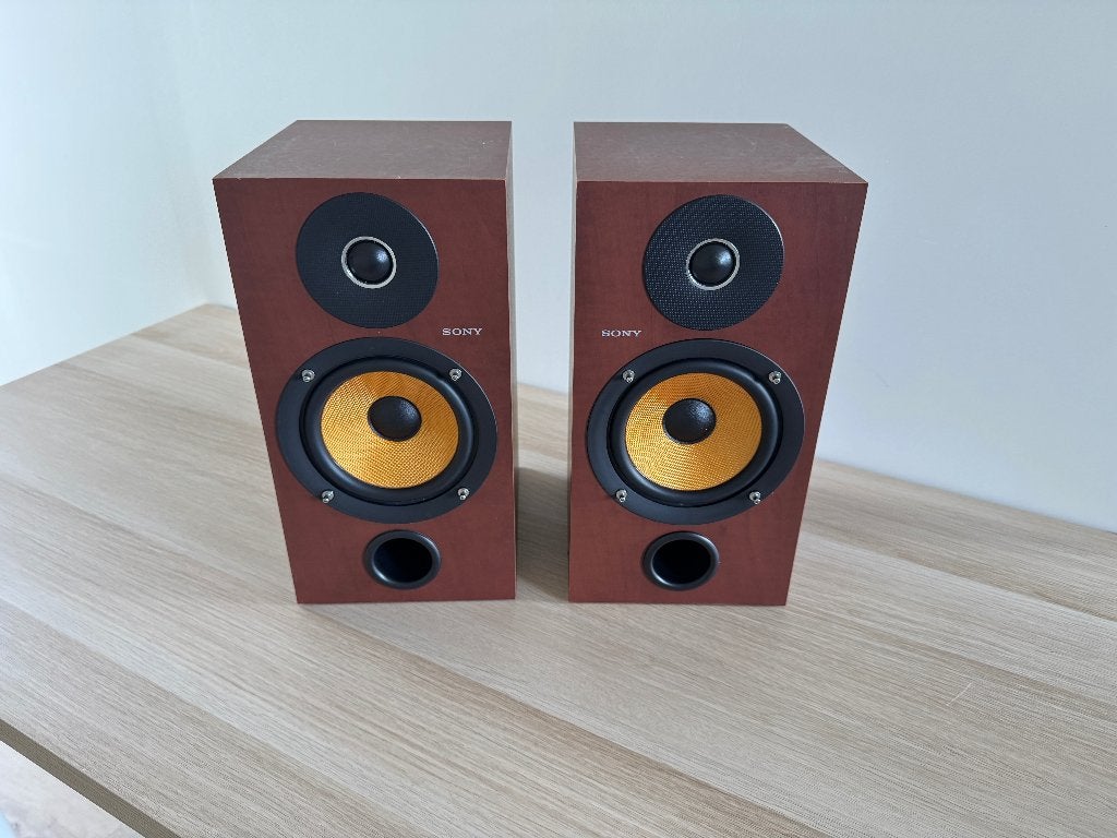 Sony SS-CHX70 boekenplank speakers. Kevlar woofers, Ophalen, Gebruikt, Minder dan 60 watt, Boekenplank luidspreker