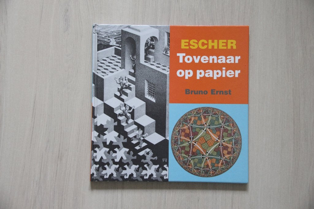 ESCHER - Tovenaar op papier - Bruno Ernst, Ophalen of Verzenden, Zo goed als nieuw, Schilder- en Tekenkunst, Bruno Ernst / Escher