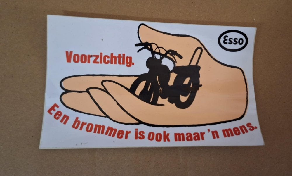 Set met 5 vintage Esso stickers voor maar €10,-️️️⛽️, Ophalen of Verzenden, Nieuw, Merk