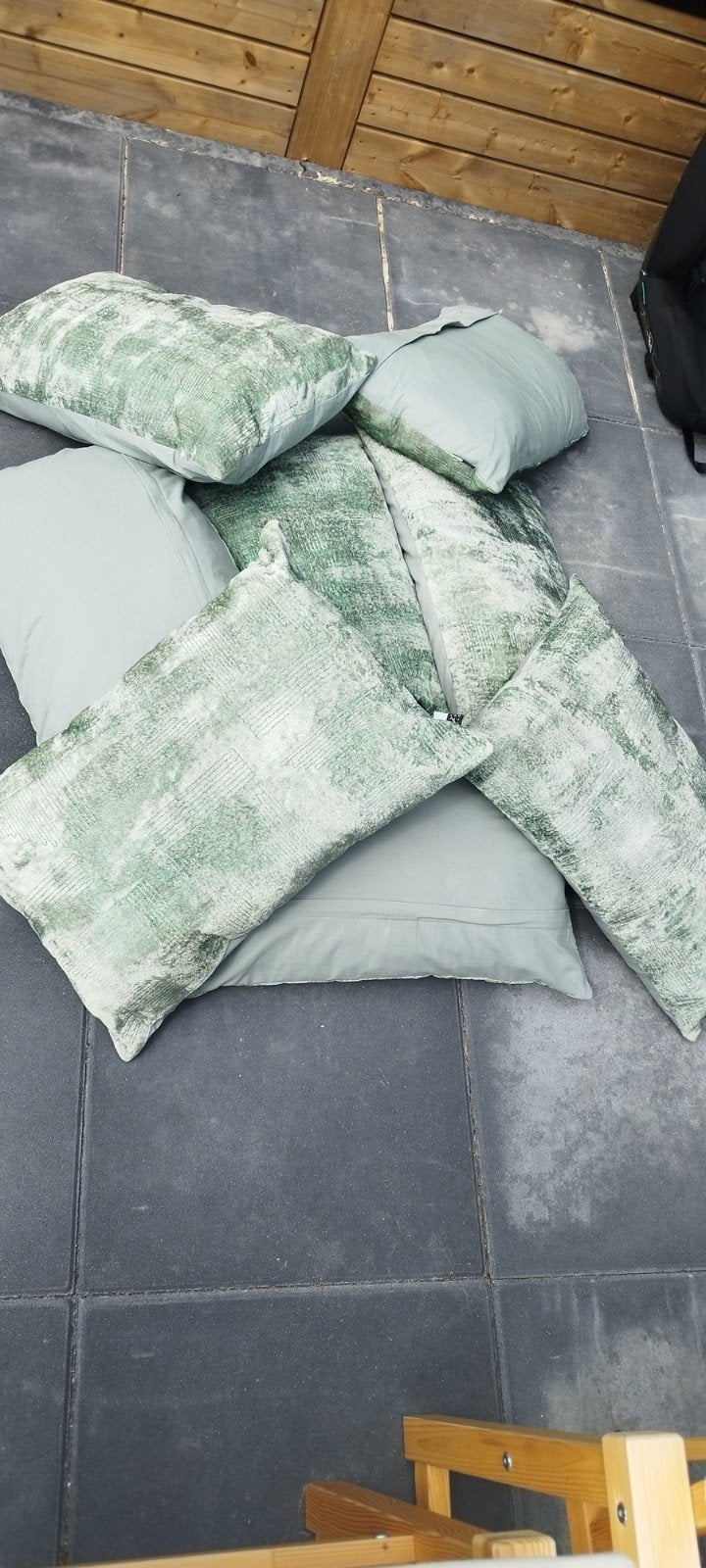 8 Nieuwe Lime Light Kussens - 55x40 cm, Ophalen of Verzenden, Nieuw, Groen, Rechthoekig