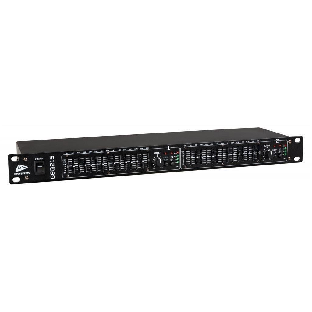 2x 15-bands grafische equalizer [+/-12dB], Equalizer, ., Nieuw, Ophalen of Verzenden