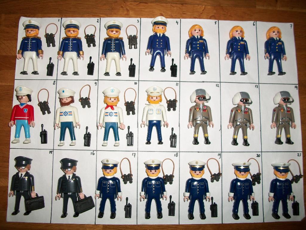 Kapitein / piloot / vrouw / schip / cruise / hostess, Ophalen of Verzenden, Nieuw, Complete set