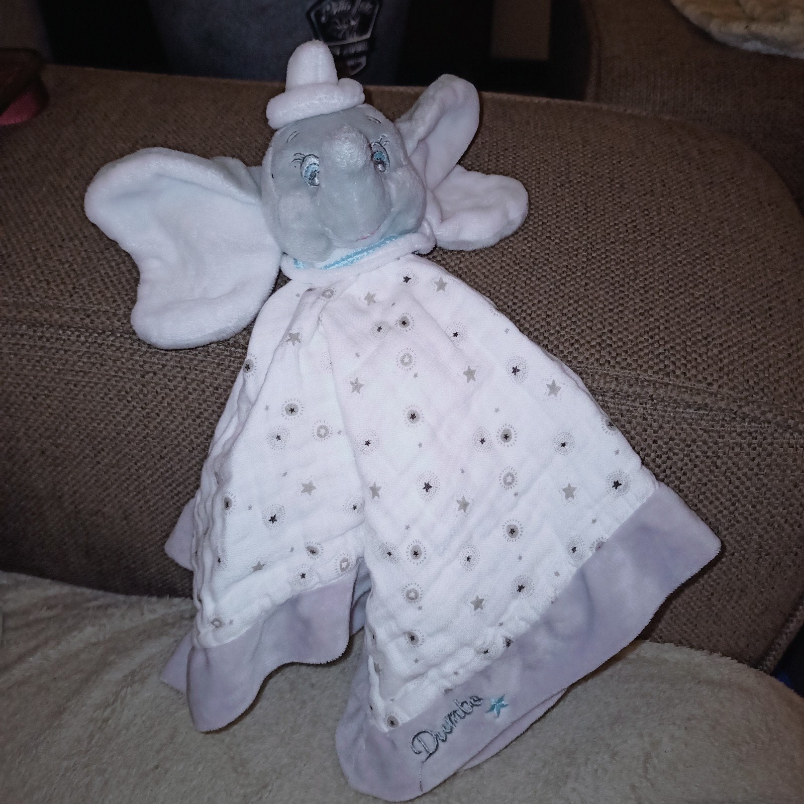 Nicotoy dumbo kroeldoek. Disney., Kinderen en Baby's, Disney, Grijs, Ophalen of Verzenden, Zo goed als nieuw