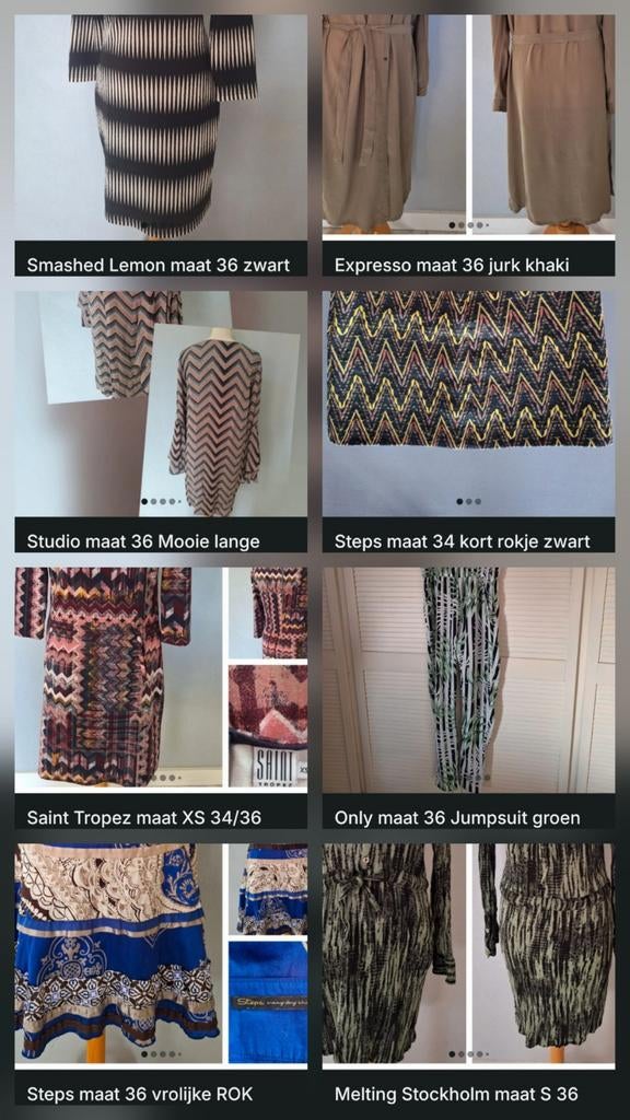 Maat 36 Pakket 8x dameskleding Merkkleding Only Expresso, Kleding | Dames, Ophalen of Verzenden, Zo goed als nieuw, Maat 36 (S)