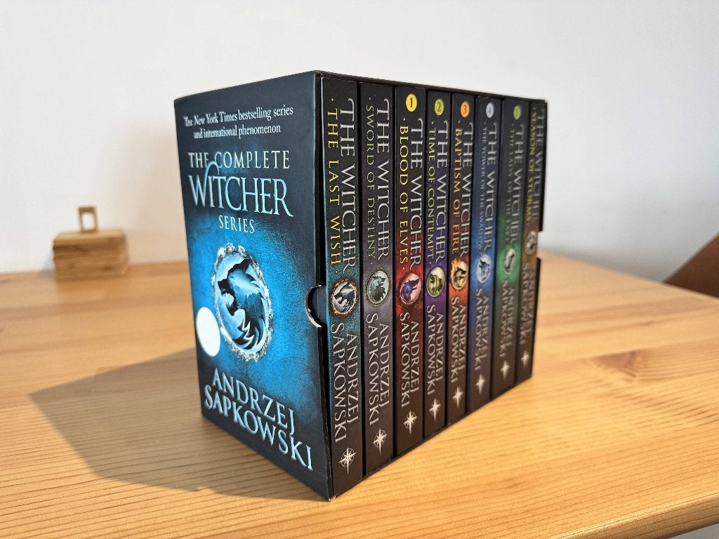The witcher english paperback boekenset, Boeken, Ophalen, Zo goed als nieuw, Andrzej Sapkowski