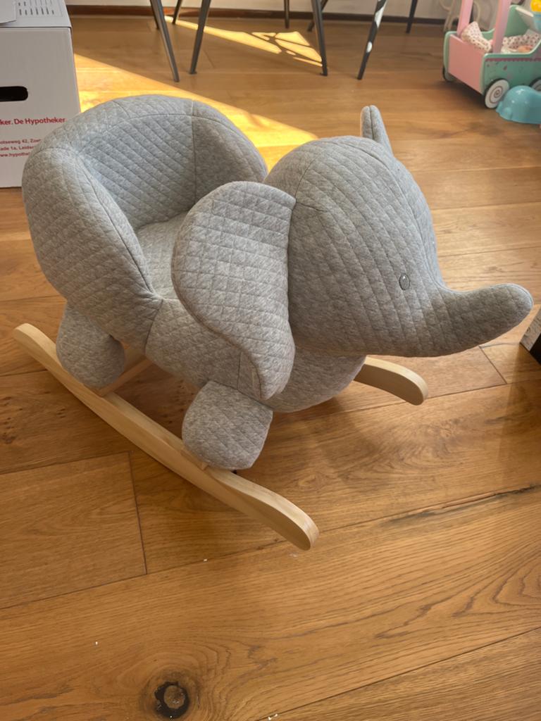 Schattige Olifant Schommelstoel voor Kinderen, Ophalen of Verzenden, Zo goed als nieuw, Jongen of Meisje