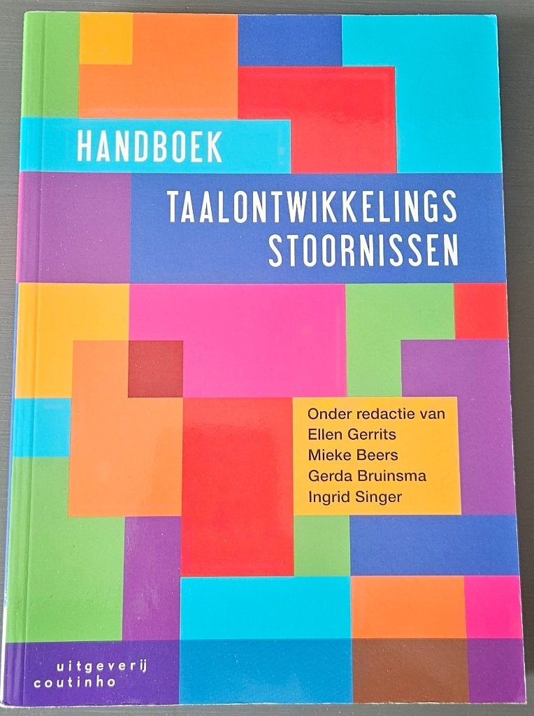 Handboek Taalontwikkelingsstoornissen, Boeken, Zo goed als nieuw, Gamma, Ellen Gerrits, Mieke Beers, Gerda Bruinsma en Ingrid Singer.