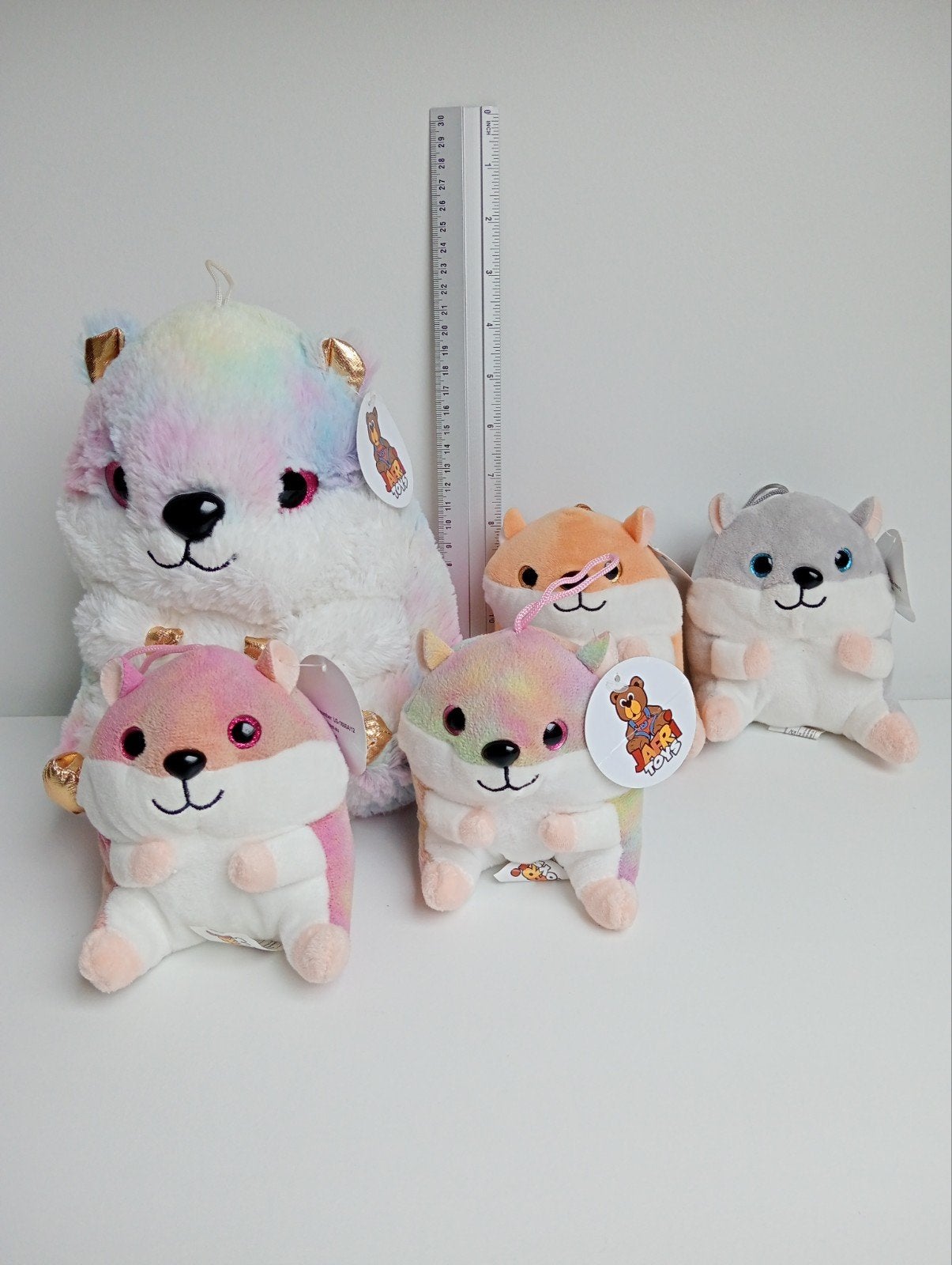 Hamster familie, Kinderen en Baby's, Speelgoed | Knuffels en Pluche, Ophalen of Verzenden, Nieuw, Hamster
