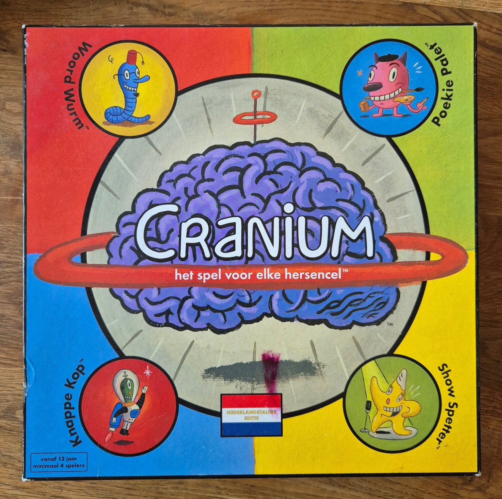 Cranium bordspel - Klei ontbreekt, Hobby en Vrije tijd, Drie of vier spelers, Ophalen of Verzenden, Gebruikt