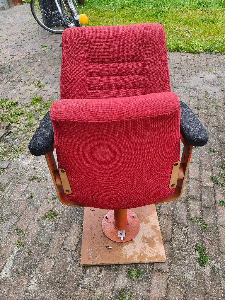 Bioscoopstoelen, Ophalen, Gebruikt, Rood, Vijf, Zes of meer stoelen