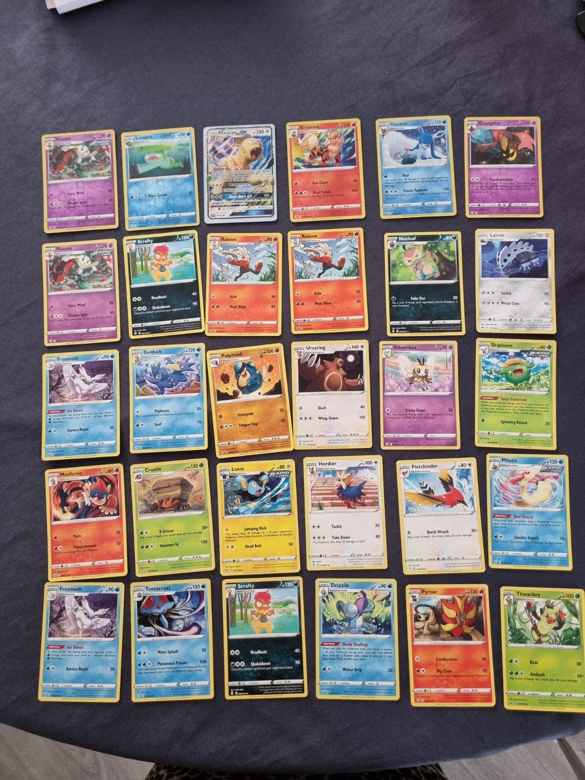 Pokemon stage 1 en 2 en 2 basic vd Mac, Ophalen of Verzenden, Zo goed als nieuw, Meerdere kaarten