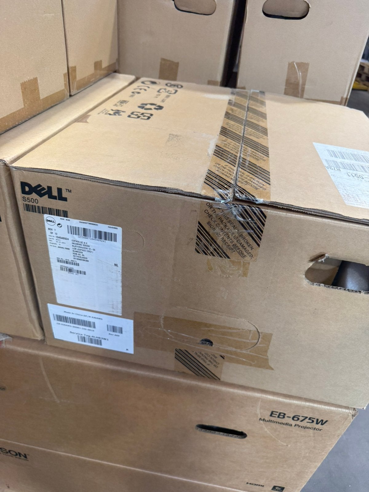 Dell s500 beamer nieuw, Dell, Dell, Ophalen of Verzenden, Zo goed als nieuw