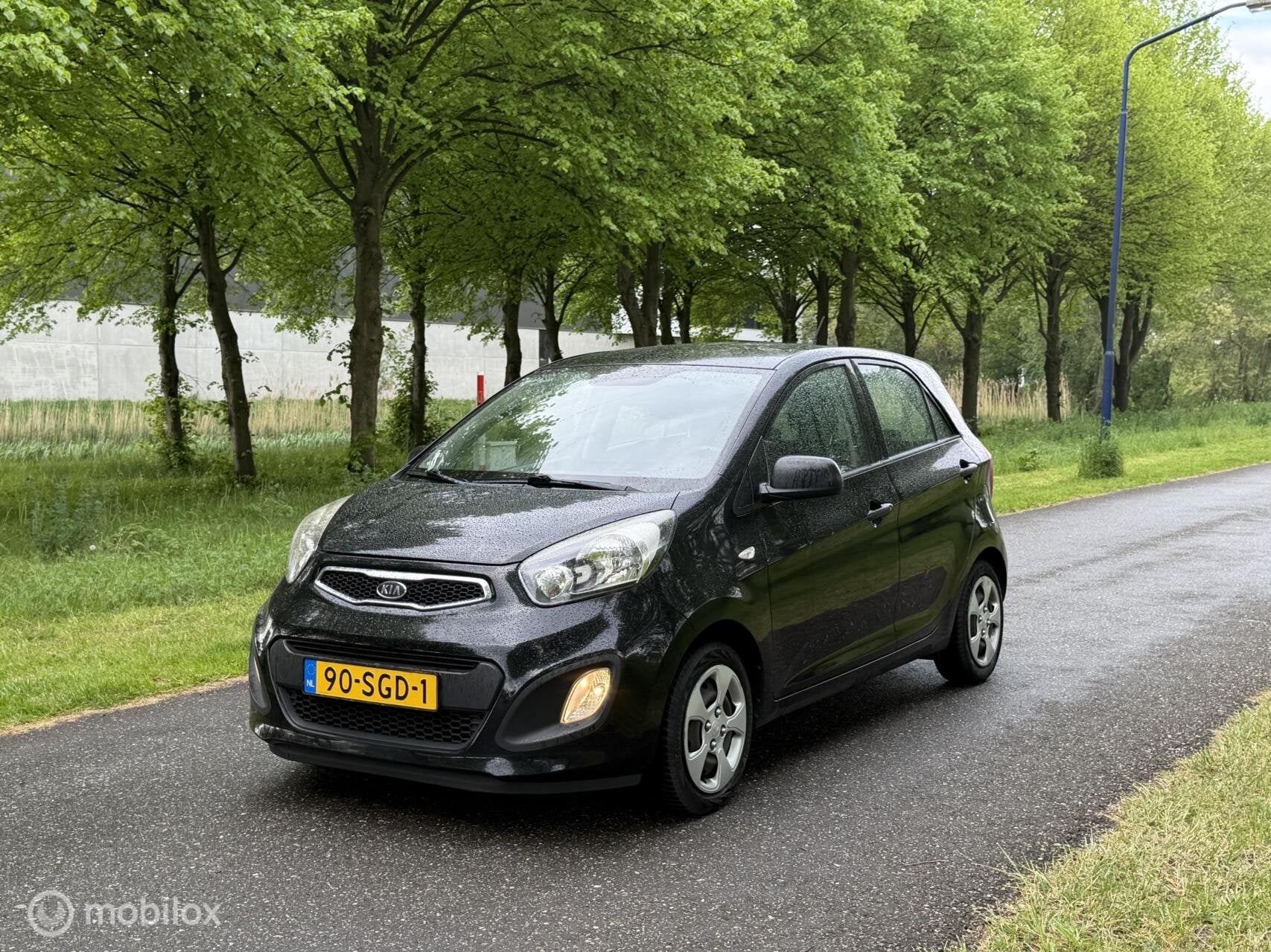 Kia Picanto 1.2 CVVT Comfort Pack*NEW APK*AIRCO*ELEK. RAMEN, Voorwielaandrijving, Euro 5, Gebruikt, 4 cilinders