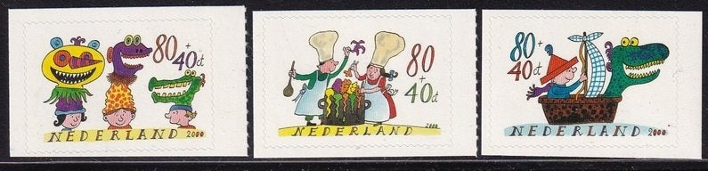 3141 - Nederland nvph 1927/1929 postfris , Kinderzegels, Postzegels en Munten, Verzenden, Na 1940, Postfris