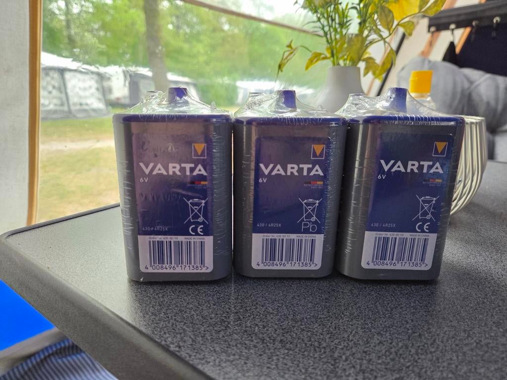 3 Varta 6V batterijen - Nieuw in verpakking, Ophalen of Verzenden, Nieuw