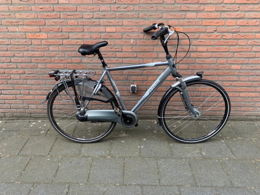 Gazelle orange C7 Heren industry grey 57cm, Gebruikt, -, - 0
-, NL, 57 tot 61 cm