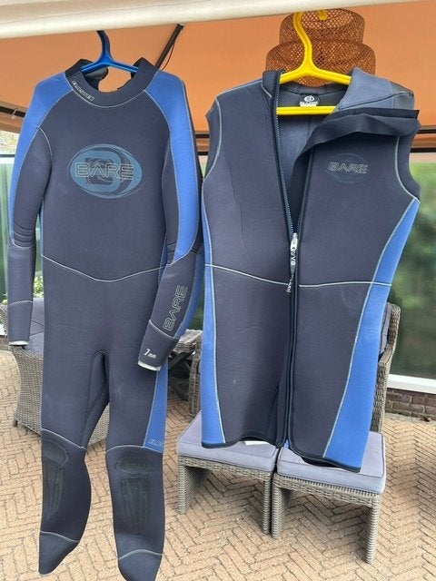 Duikpak - Wetsuit Heren, Watersport en Boten, Duiken, Ophalen of Verzenden, Zo goed als nieuw, Duikpak