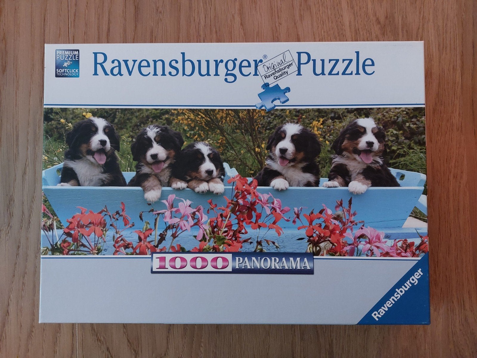 Complete legpuzzel puppies, Ophalen of Verzenden, 500 t/m 1500 stukjes, Zo goed als nieuw, Legpuzzel