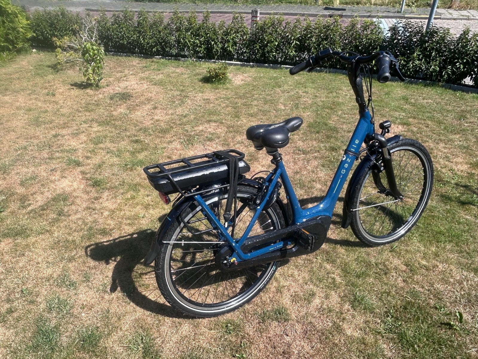 Gazelle elektrische fiets Orange C7-26” - 1 jaar oud, Ophalen, Zo goed als nieuw, 51 tot 55 cm, 50 km per accu of meer
