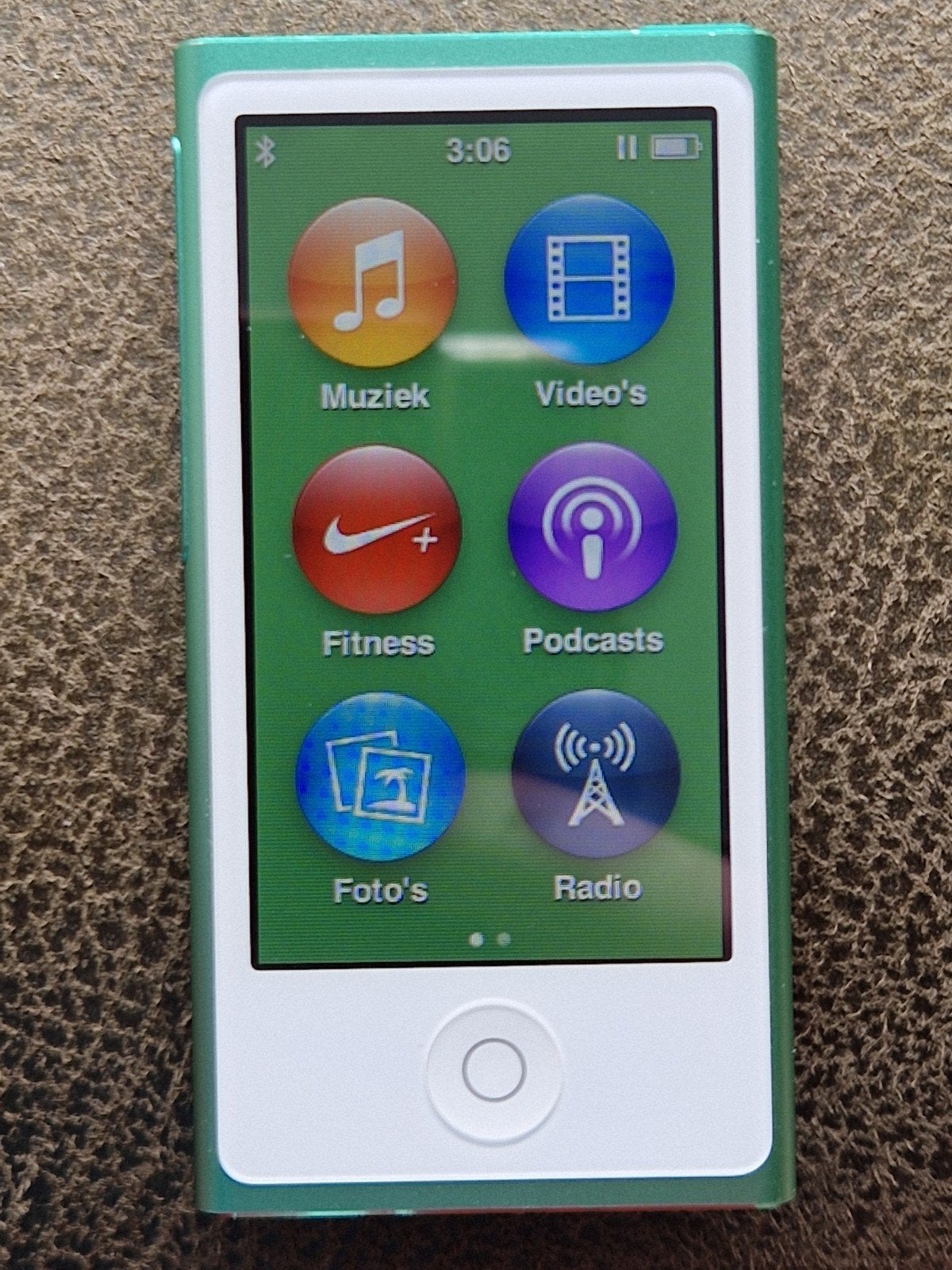 Apple Ipod 7e gen 16 Gb Groen, Audio, Tv en Foto, Mp3-spelers | Apple iPod, Gebruikt, Classic, Met radio, Ophalen of Verzenden