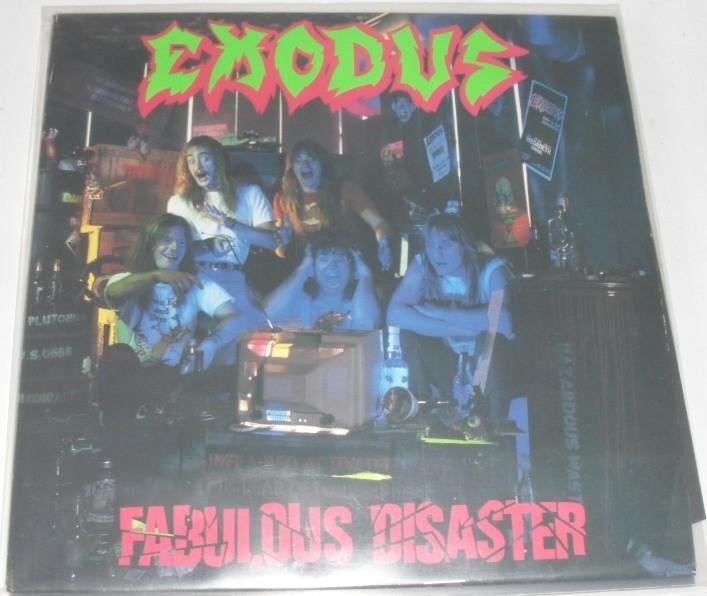 EXODUS - Fabulous Disaster + OIS - LP - INT 148.510 - Thrash, Cd's en Dvd's, Vinyl | Hardrock en Metal, Inclusief binnenhoes, Ophalen of Verzenden