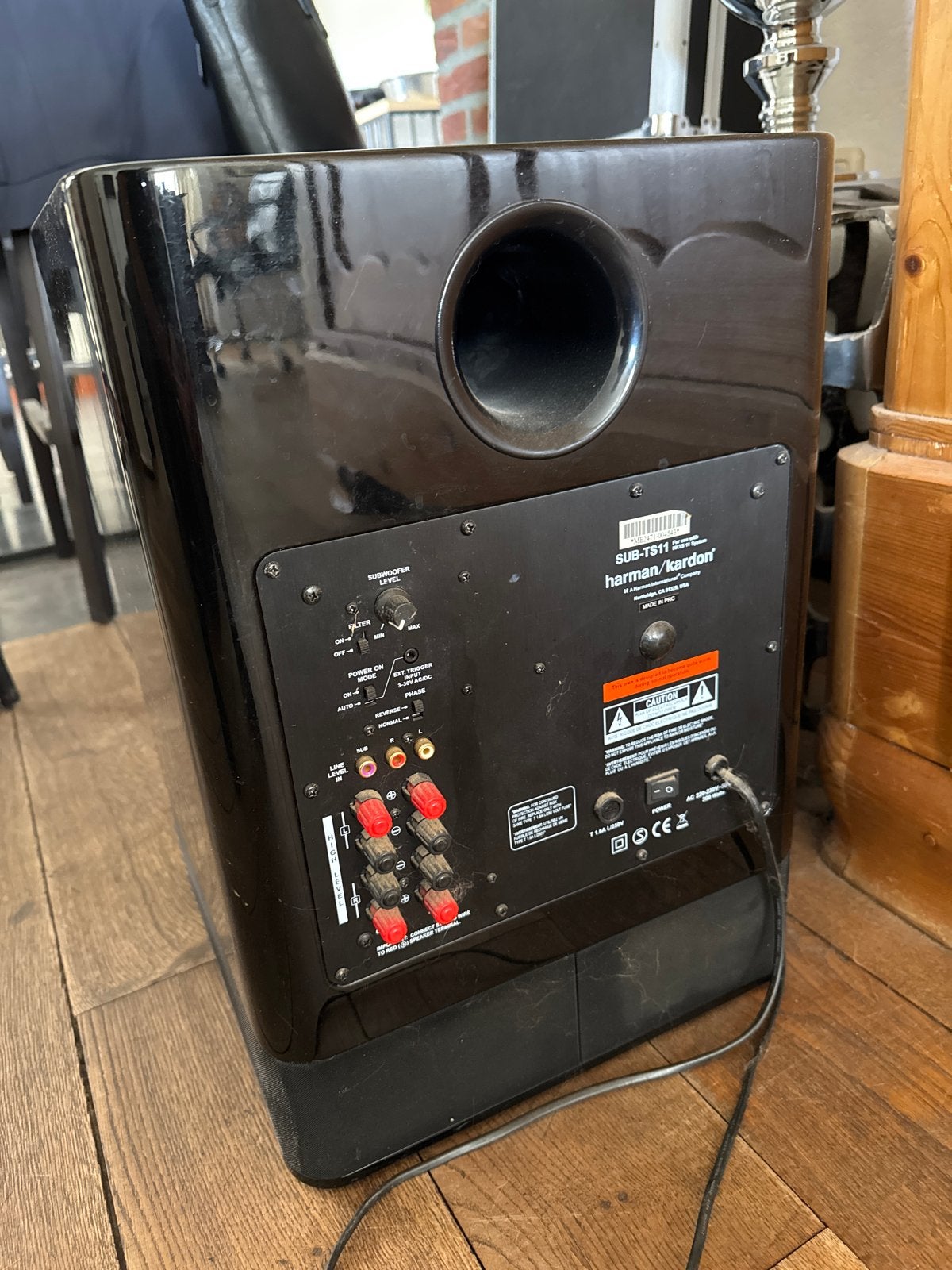 Harman Kardon SUB-TS11 Subwoofer - Zwart, Audio, Tv en Foto, Luidsprekers, Overige merken, Subwoofer, Ophalen of Verzenden, Zo goed als nieuw