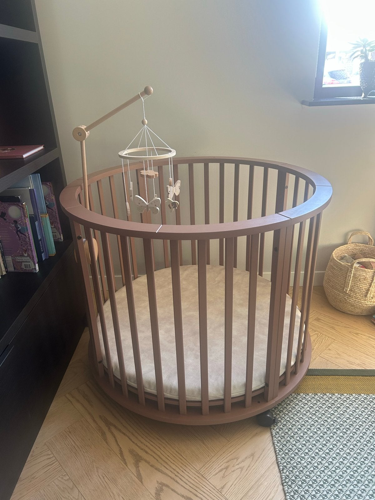 Europe Baby ronde box met boxkleed ZGAN, Ophalen, Zo goed als nieuw, Rond, Boxkleed