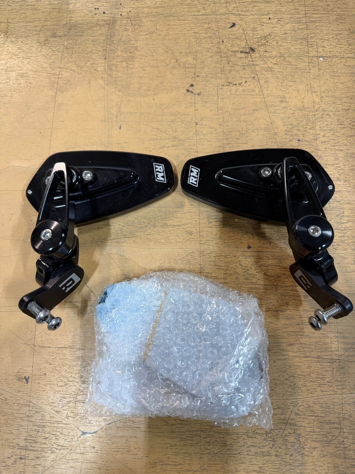 Rottweiler Motorfiets Bar End Spiegels - Nieuw, Ophalen of Verzenden, Gebruikt