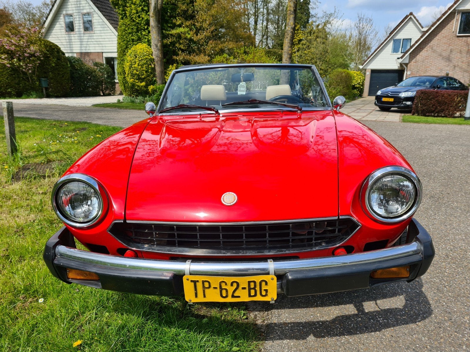 FIAT 124 SPIDER, USA 2 ltr inj, bj 1980, kleur rood, foto 11