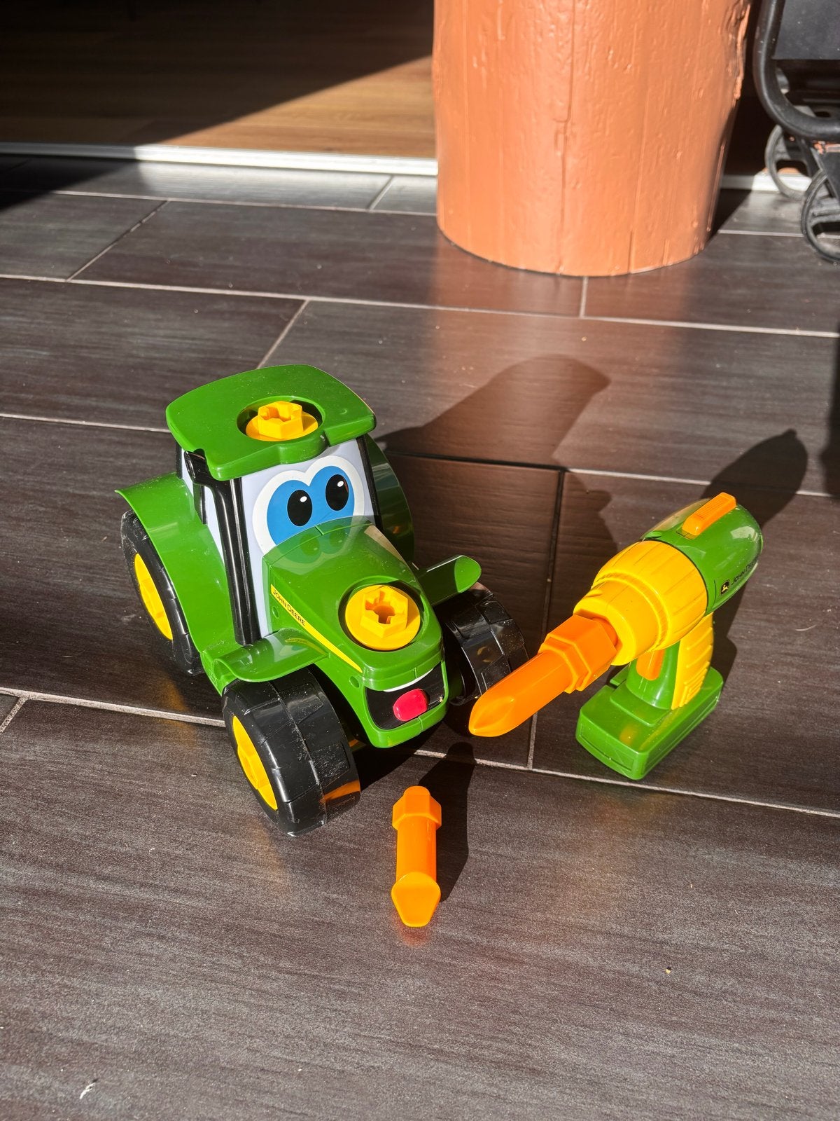 John Deere Tractor Bouwpakket met Boormachine, Ophalen of Verzenden, Zo goed als nieuw
