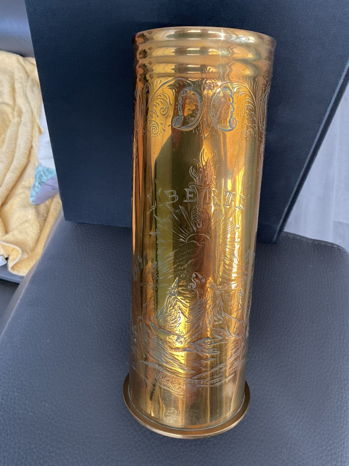 Trench art,van de graveur Gaillard à Liège!, Ophalen of Verzenden