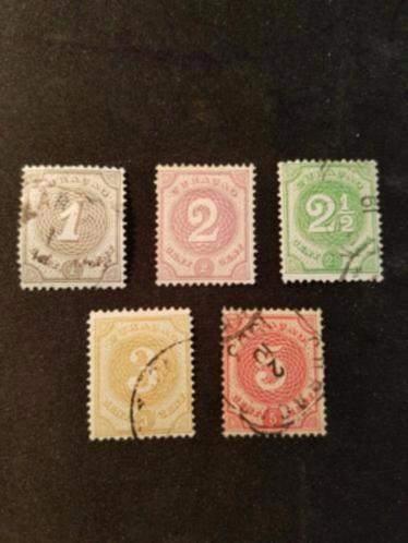 @@ Curacao 13-17 gestempeld/ongebruikt @@ LEZEN, Ophalen of Verzenden, Gestempeld
