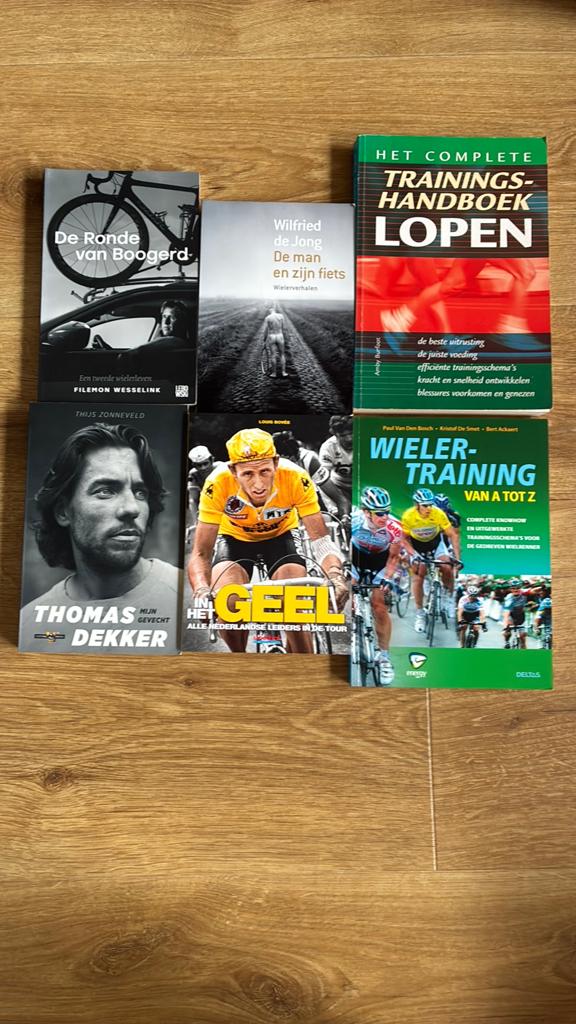 Wieler boeken, thomas dekker. Wilfried de jong e.a., Ophalen of Verzenden, Zo goed als nieuw, Lopen en Fietsen