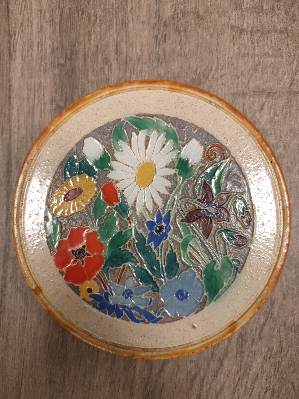 Vintage Westraven Utrecht onderzetter bloemmotief, Ophalen of Verzenden