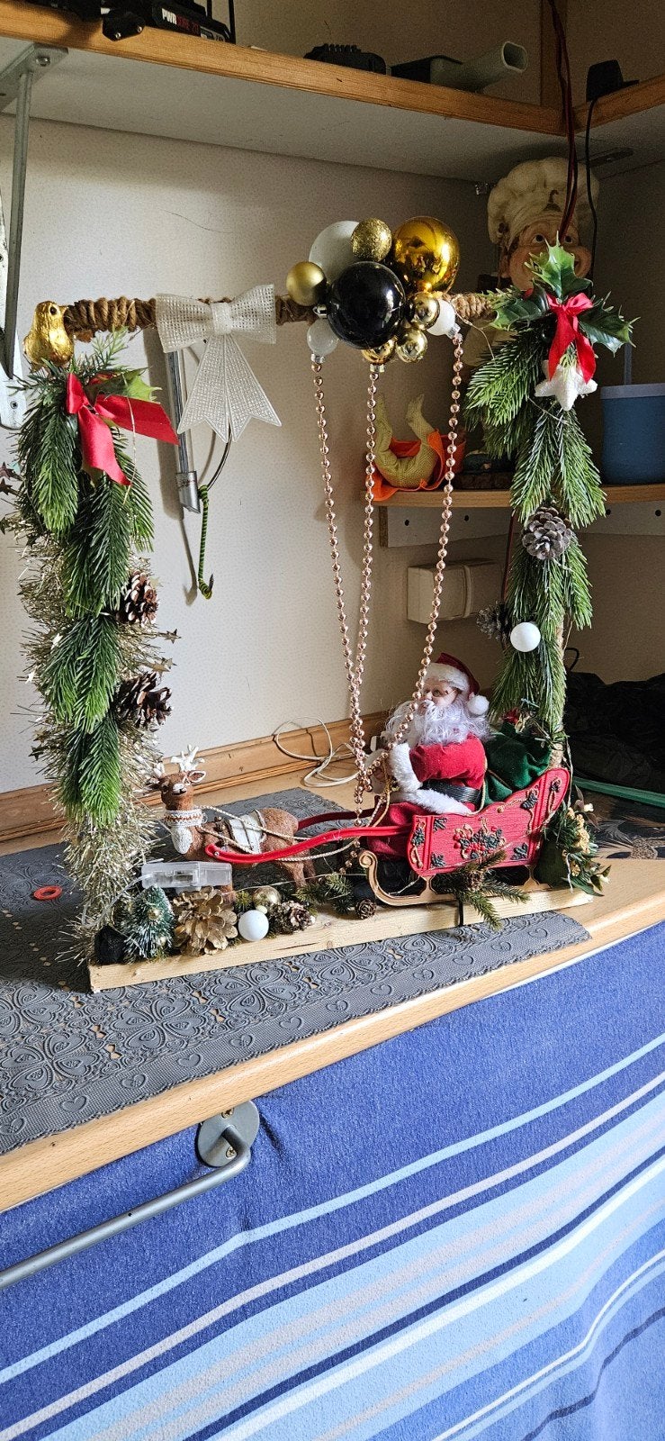kerst stuk met verlichting, Diversen, Ophalen of Verzenden
