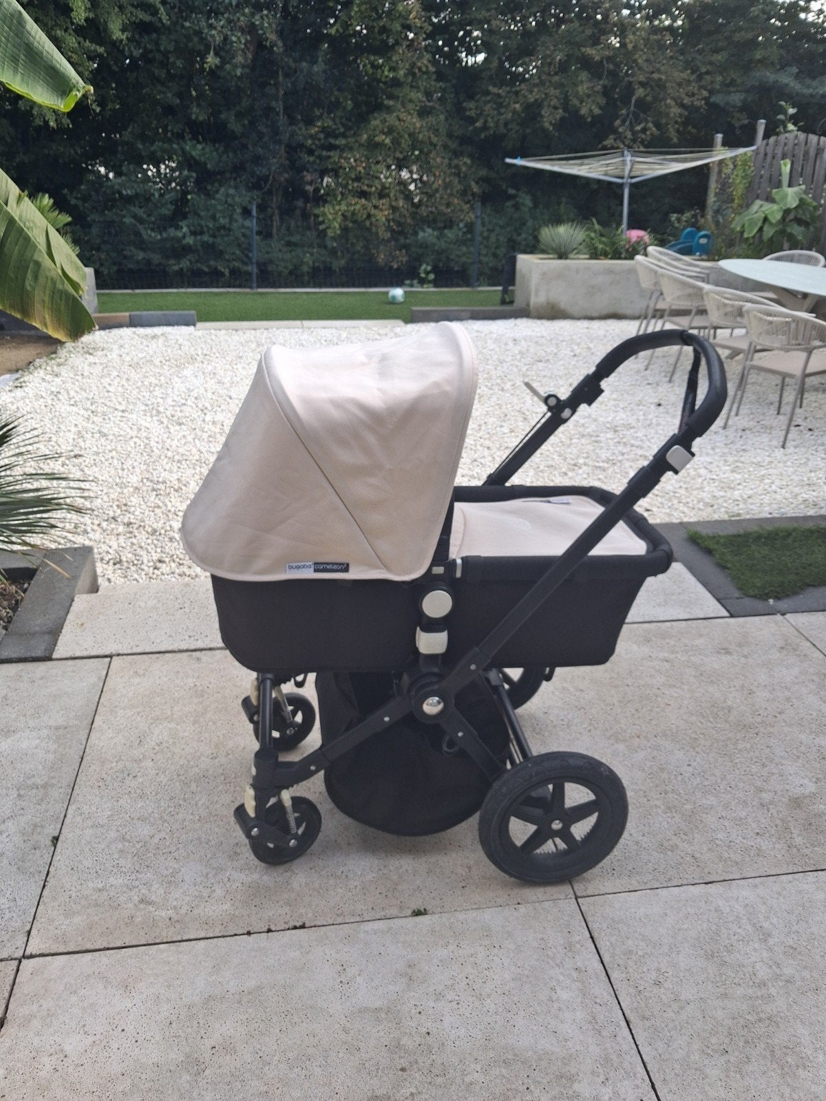 Bugaboo Cameleon 3 kinderwagen  Creme/Zwart joolz stokke, Ophalen, Bugaboo, Zo goed als nieuw, Combiwagen
