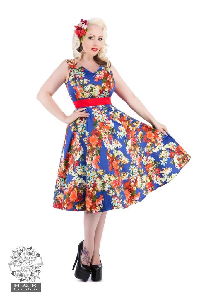 Partij nieuwe retro jurken van Hearts & Roses, Overige kleuren, Maat 42/44 (L), Nieuw, Ophalen of Verzenden