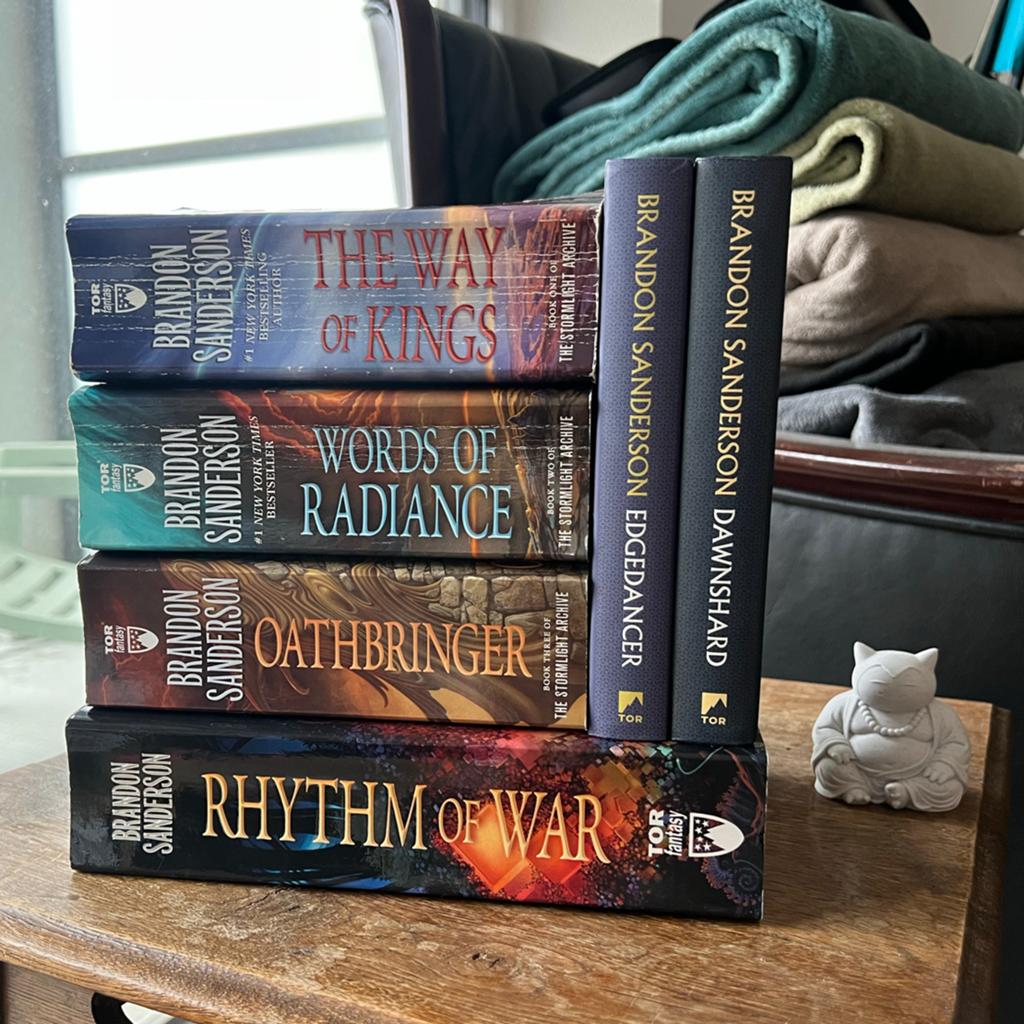 Brandon Sanderson - The Stormlight Archive + novellas, Ophalen of Verzenden, Zo goed als nieuw