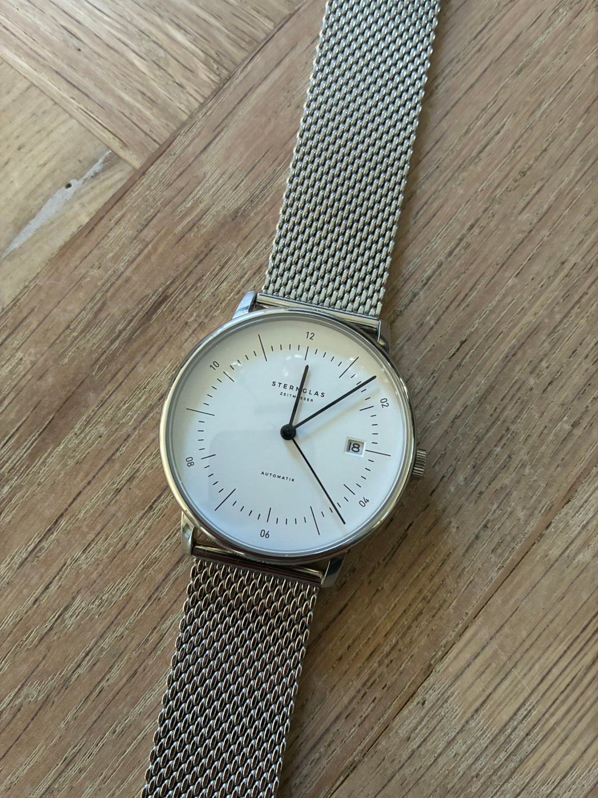Sternglas Naos Automatik 38mm, Overige merken, Staal, Staal, Polshorloge
