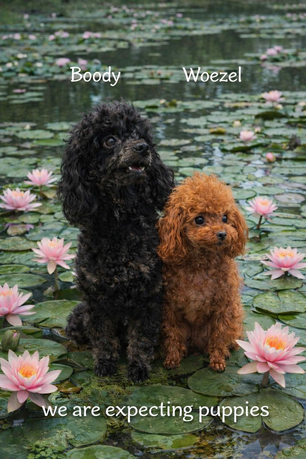Wij verwachten puppy’s, Poedel, Geslacht onbekend, Eén hond, Nederland