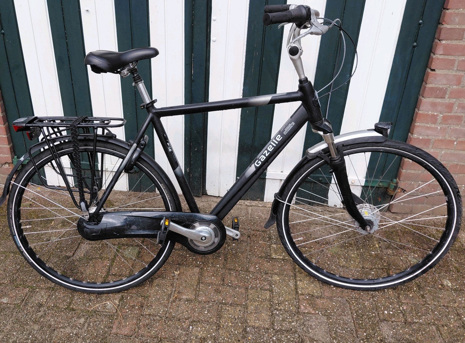 gazelle Orange c7+ herenfiets 57cm, Ophalen, Gebruikt, Versnellingen, 57 tot 61 cm