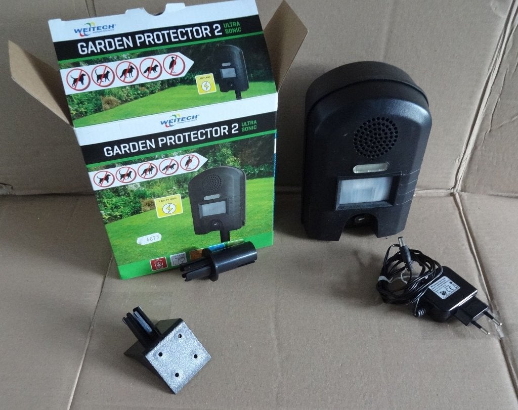 bestrijding KATTEN REIGERS STEENMARTERS garden protector, Ophalen of Verzenden, Gebruikt, Ongediertebestrijding