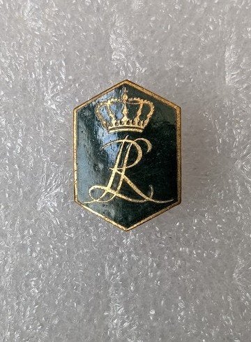 fraaie emaille scheepvaart broche Rotterdamsche Lloyd, Ophalen of Verzenden, Overige onderwerpen, Speldje of Pin