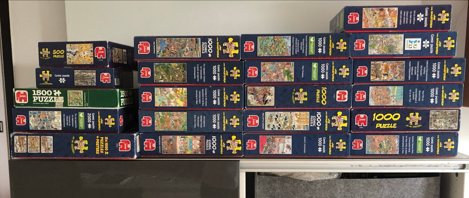 Grote collectie legpuzzels (500-2000 stukjes), Hobby en Vrije tijd, Denksport en Puzzels, Ophalen, Meer dan 1500 stukjes, Gebruikt