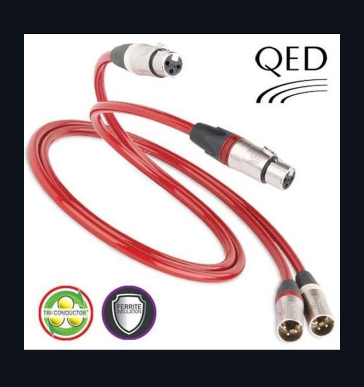 QED Reference XLR 40 - 1.0m, Ophalen of Verzenden, Zo goed als nieuw, Minder dan 2 meter, Interlink-kabel