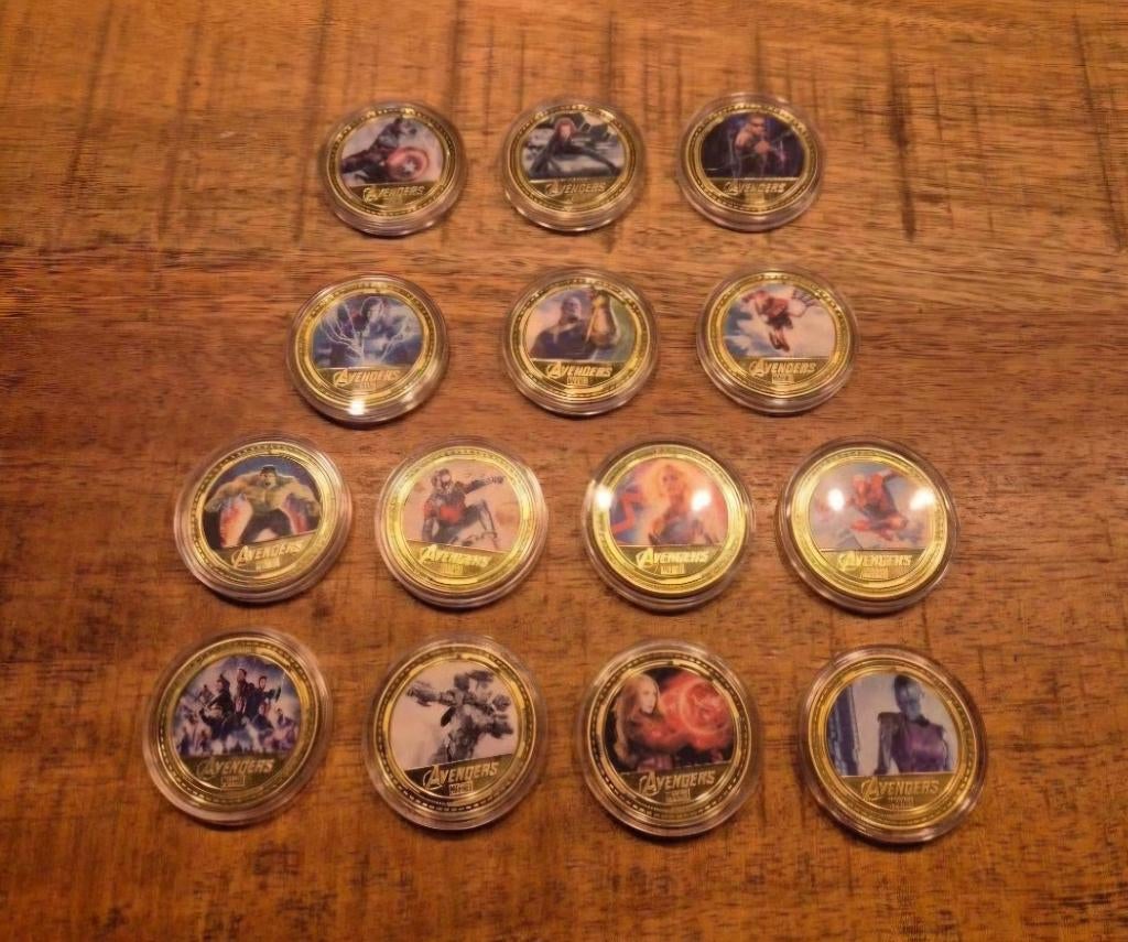 Avengers Marvel munten / coin., Ophalen of Verzenden, Buitenland, Munten