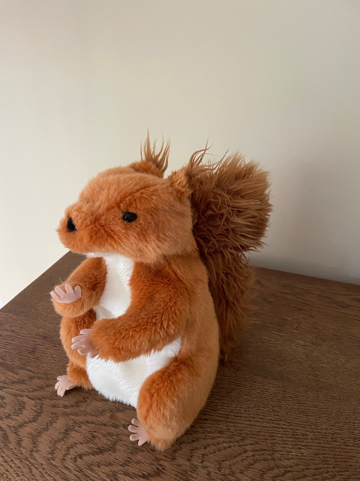 Eekhoorn handpop - 20-25 cm - Zo goed als nieuw, Ophalen, Overige typen, Zo goed als nieuw, Middelgroot (20 tot 80 cm)