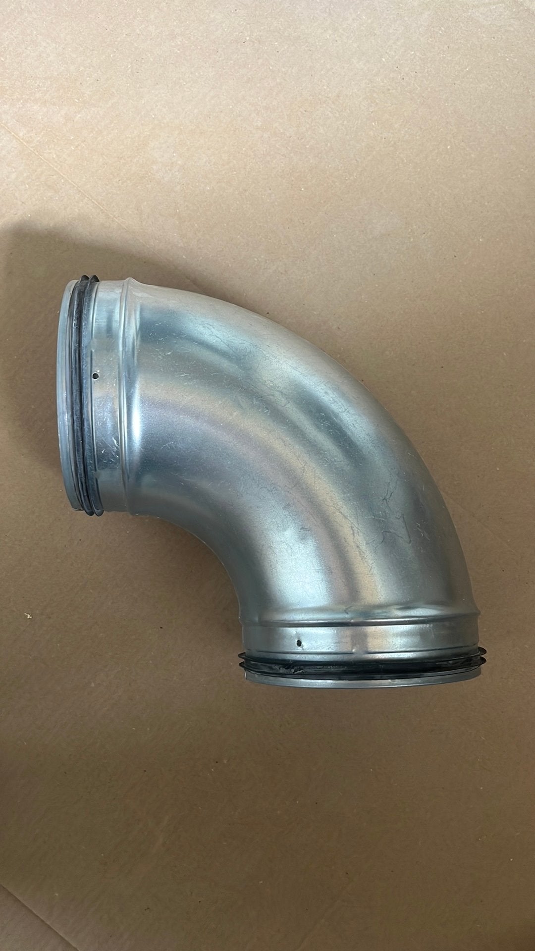 Spirobuis 160mm bocht 90 graden, Ophalen, Nieuw