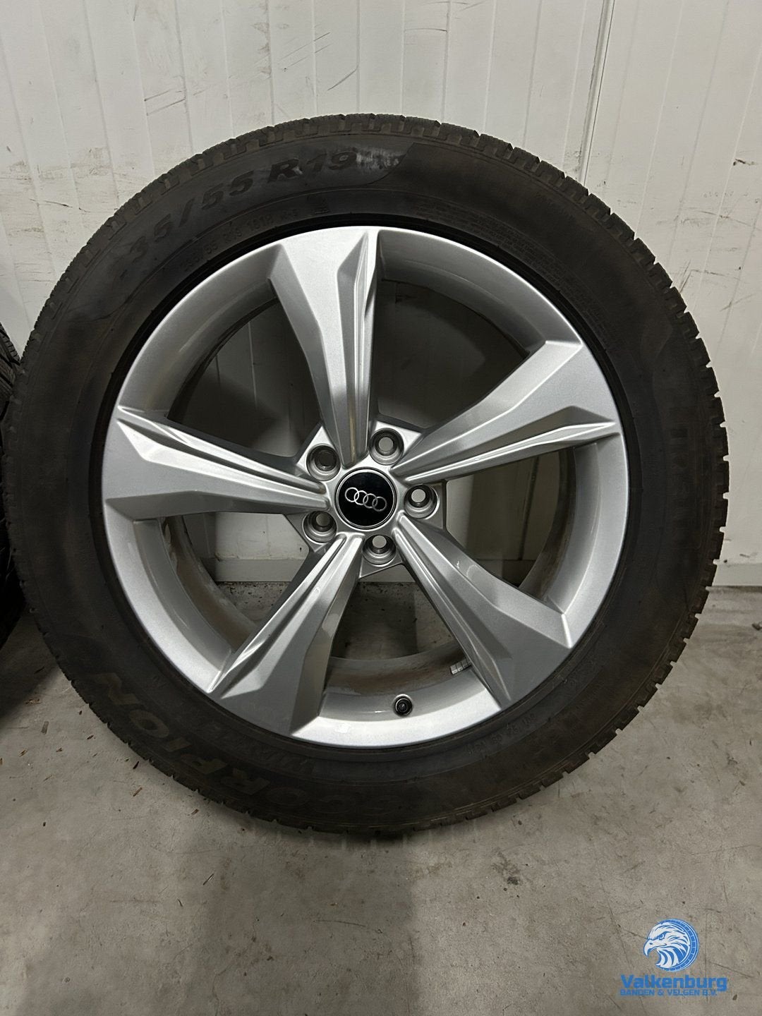 6-7mm! Originele Audi Q5 80A 19 inch rotor velgen 5x112 wint, Auto-onderdelen, Banden en Velgen, 19 inch, Gebruikt, -, -