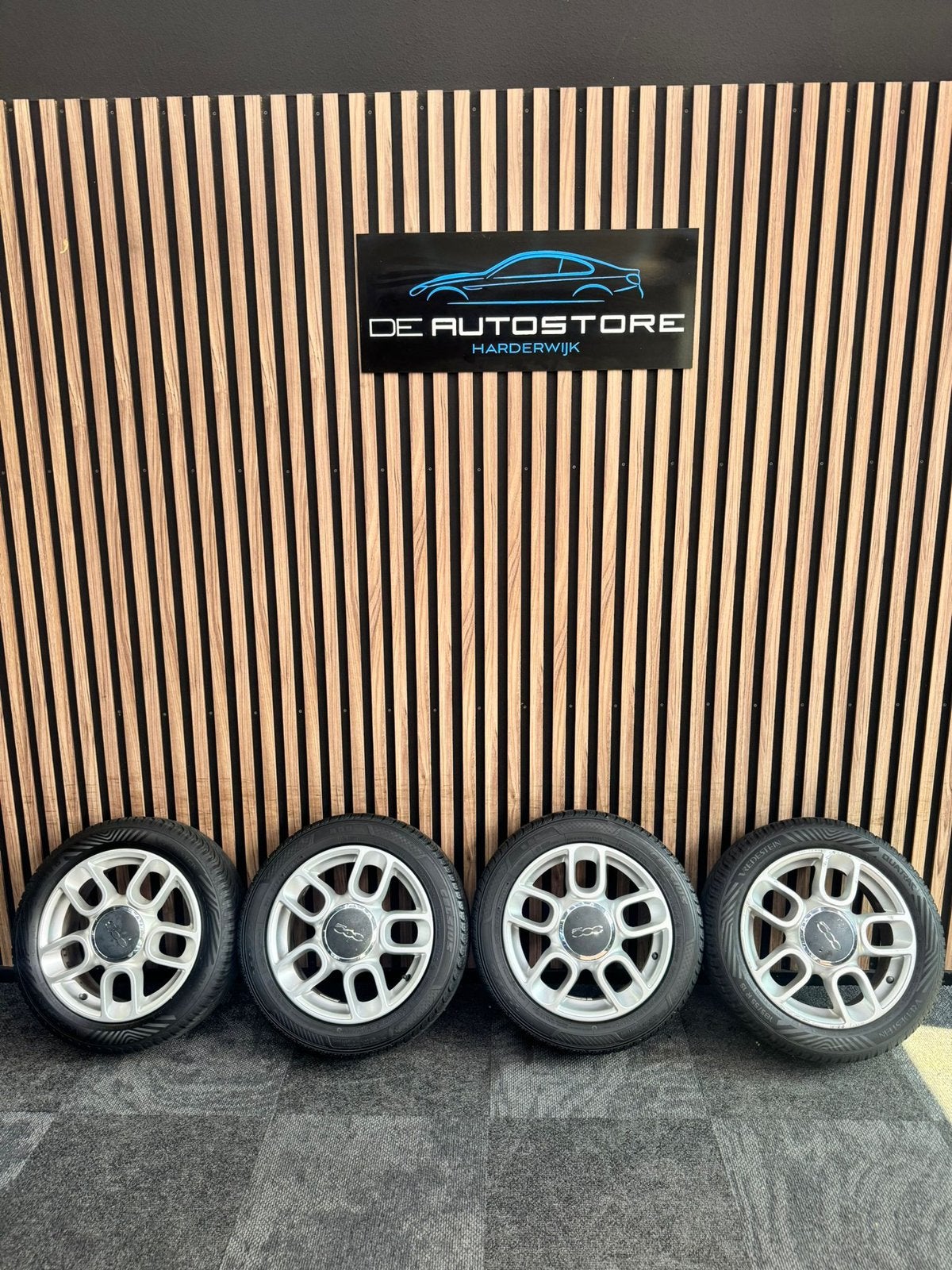 Orginele Fiat 500 15 inch Velgen, 15 inch, Velg(en), Personenwagen, Zomerbanden